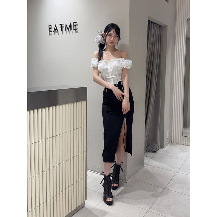 オフショルフリルドロストブラウス | EATME | 詳細画像28 