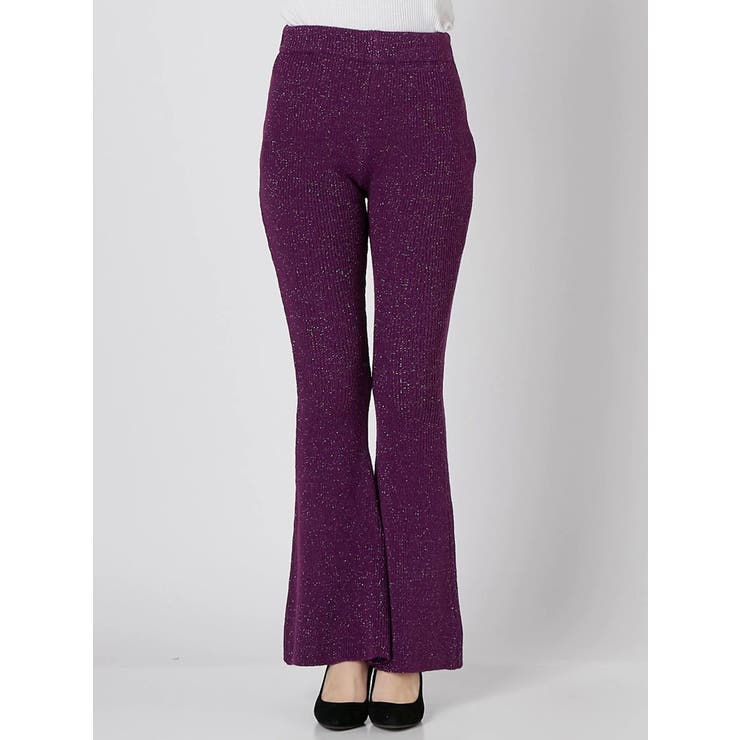 ラメリブフレアパンツ[品番：MKSW0006108]｜EVRIS（エブリス）の