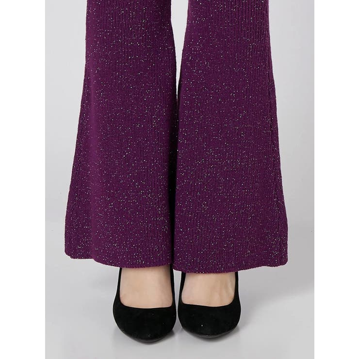 ラメリブフレアパンツ[品番：MKSW0006108]｜EVRIS（エブリス）の