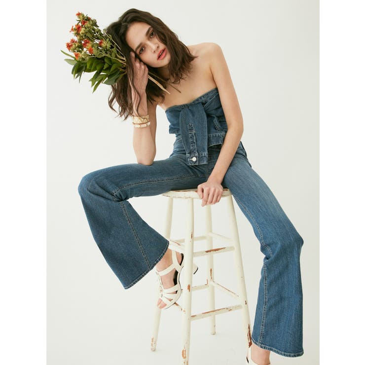 ビスチェDENIMオールインワン[品番：MKSW0006351]｜EVRIS
