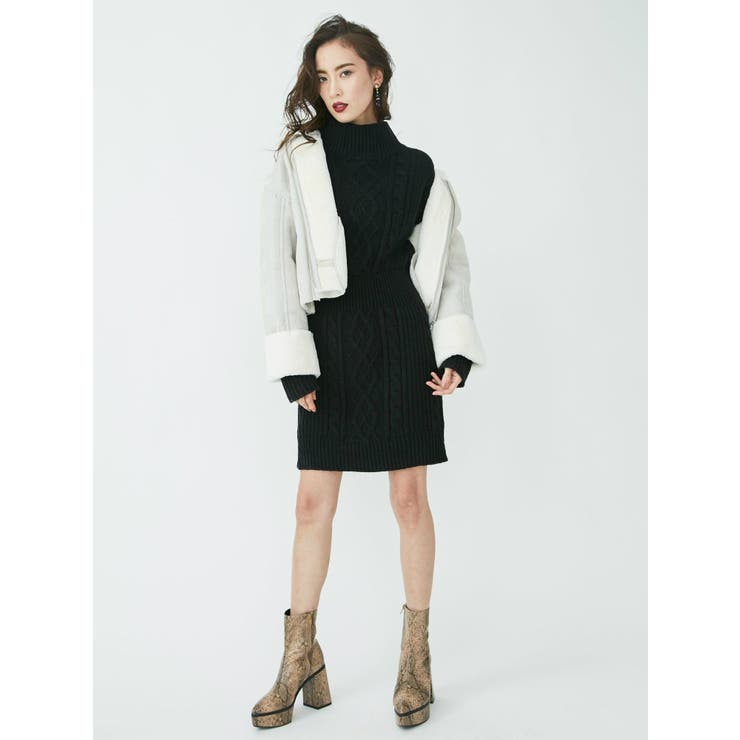 フェイクパイソンチャンキーヒールブーツ[品番：MKSW0006513]｜EVRIS （エブリス）のレディースファッション通販｜SHOPLIST（ショップリスト）