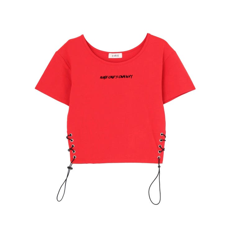 AGLINI 売れ筋商品|||アリーニ Tシャツ トップス レディース Tops Red Allimy Women's Basic Short Sleeve Summer Shirts Crop Top Y2K