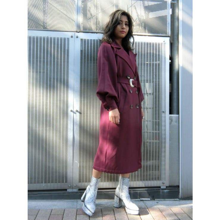 ボリュームスリーブトレンチコート | EVRIS | 詳細画像30 