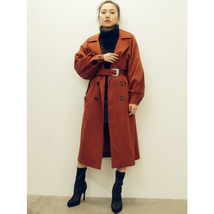 ボリュームスリーブトレンチコート | EVRIS | 詳細画像32 