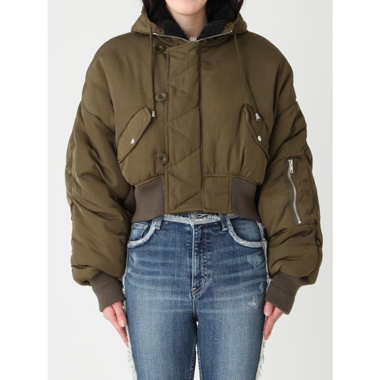 ギャル EVRIS シャーリングスリーブ N-2B 短丈 フライトジャケット シャーリングスリーブN2B[品番：MKSW0011955]｜EVRIS（エブリス）の