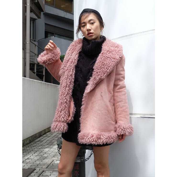 カラーフェイクムートン[品番：MKSW0011231]｜EVRIS（エブリス）の  