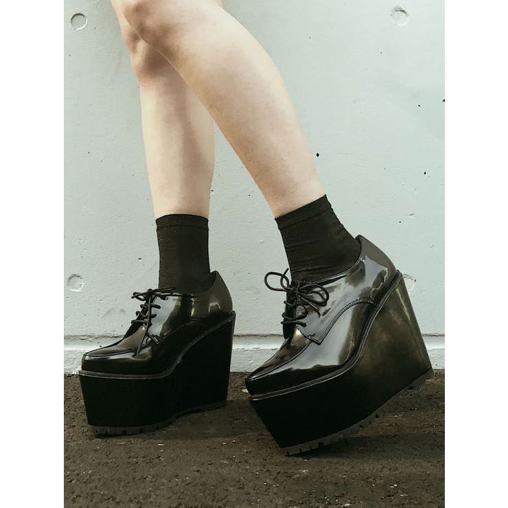 新入荷 アンバープラットフォームシューズ[品番：MKSW0012127]｜EVRIS ハイヒール/パンプス