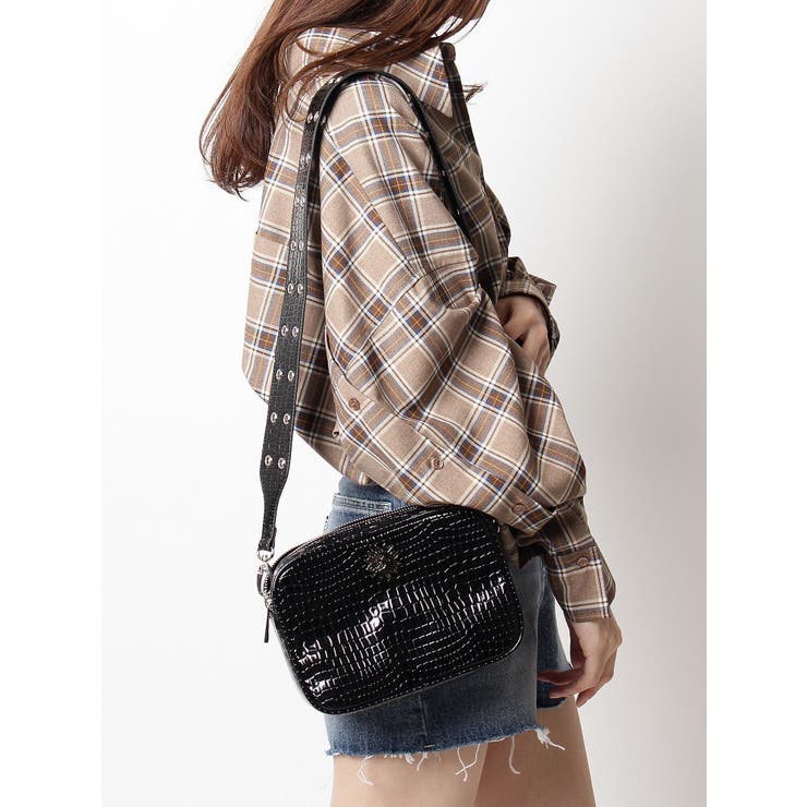 EVRIS ダブルZIPコンパクトショルダーBAG ダブルZIPコンパクトショルダーBAG[品番：MKSW0012128]｜EVRIS