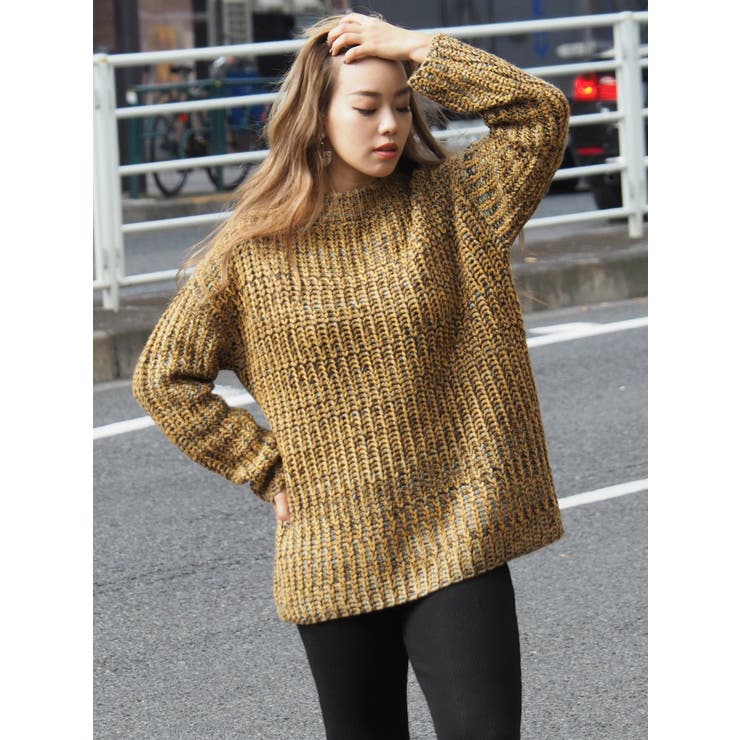 VOLUME MIX ニットTOPS[品番：MKSW0011724]｜EVRIS（エブリス