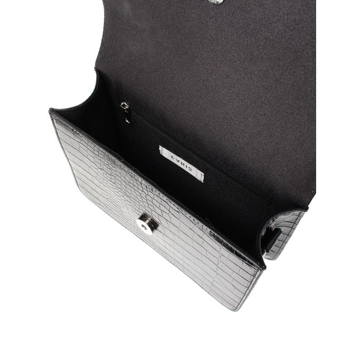 クロコライクスクエアショルダーBAG[品番：MKSW0022305]｜EVRIS