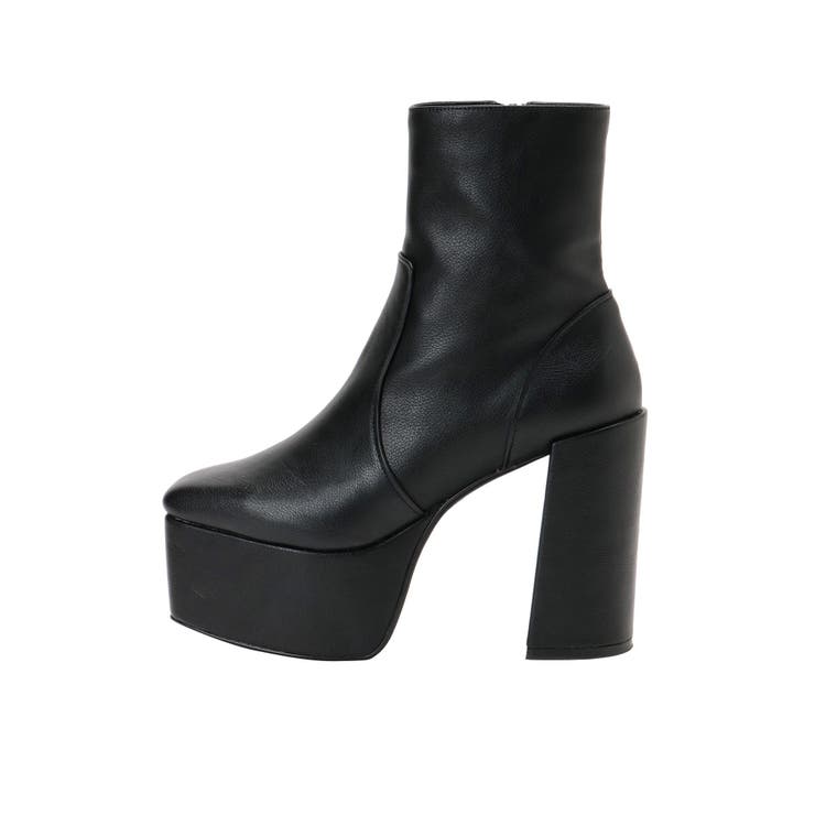 シームレザーライクチャンキーブーツ[品番：MKSW0025263]｜EVRIS  