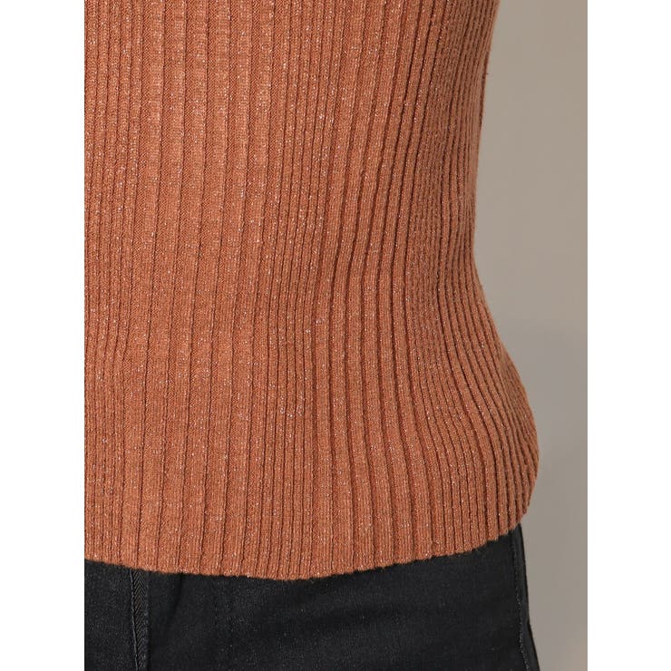 ラメ RIB ニットプルオーバー | EVRIS | 詳細画像10 