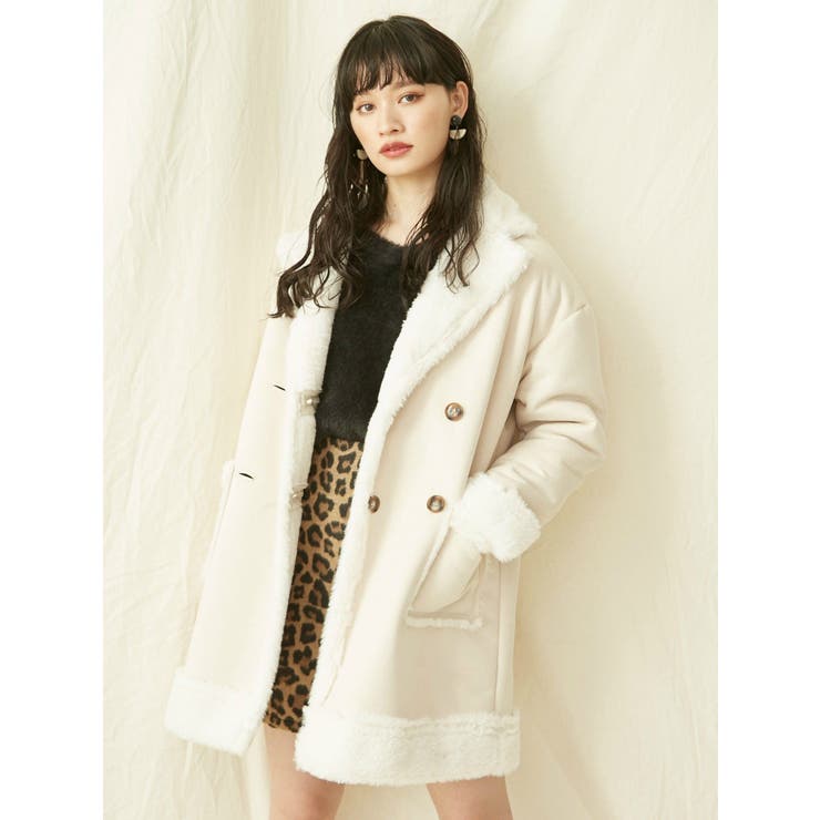 フェイクムートンロングコート[品番：MKSW0027073]｜EVRIS（エブリス）のレディースファッション通販｜SHOPLIST（ショップリスト）