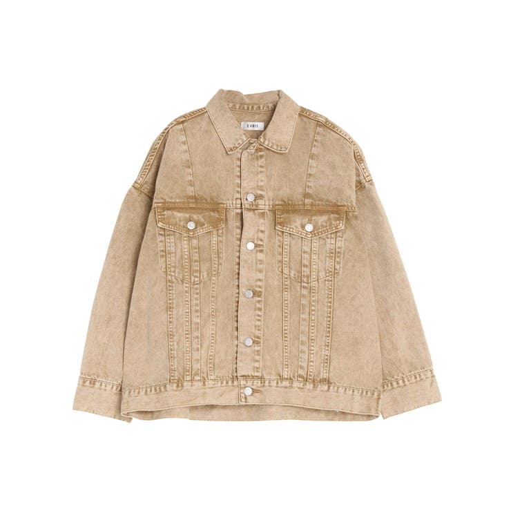 ケミカルウォッシュデニムジャケット[品番：MKSW0027920]｜EVRIS