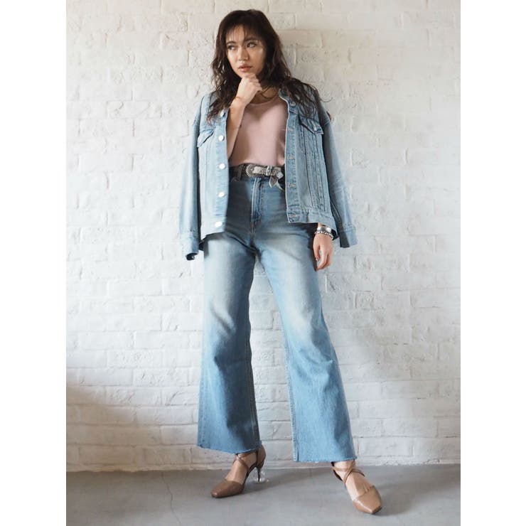 EVRIS - evris ケミカルウォッシュデニムジャケット ケミカルウォッシュデニムジャケット[品番：MKSW0027920]｜EVRIS