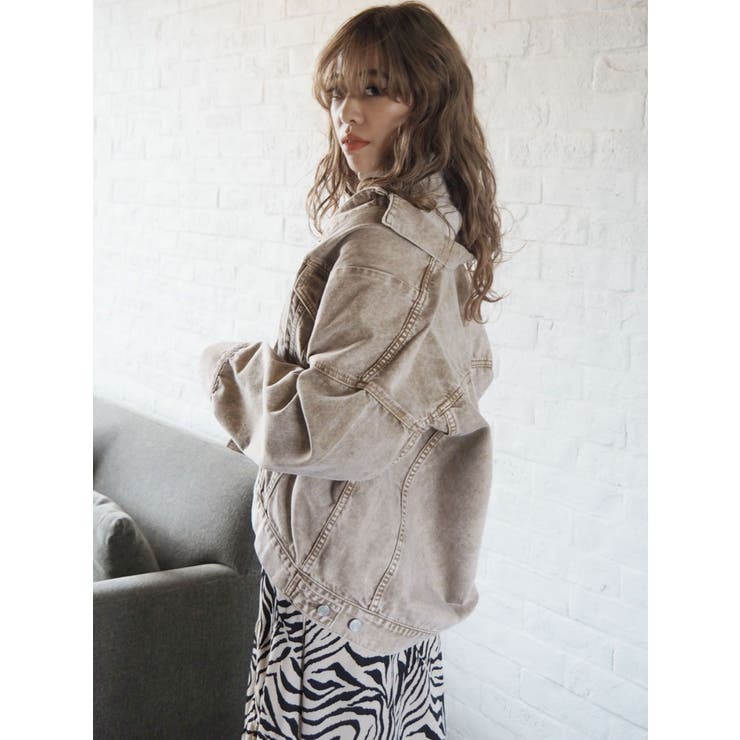 EVRIS - evris ケミカルウォッシュデニムジャケット ケミカルウォッシュデニムジャケット[品番：MKSW0027920]｜EVRIS