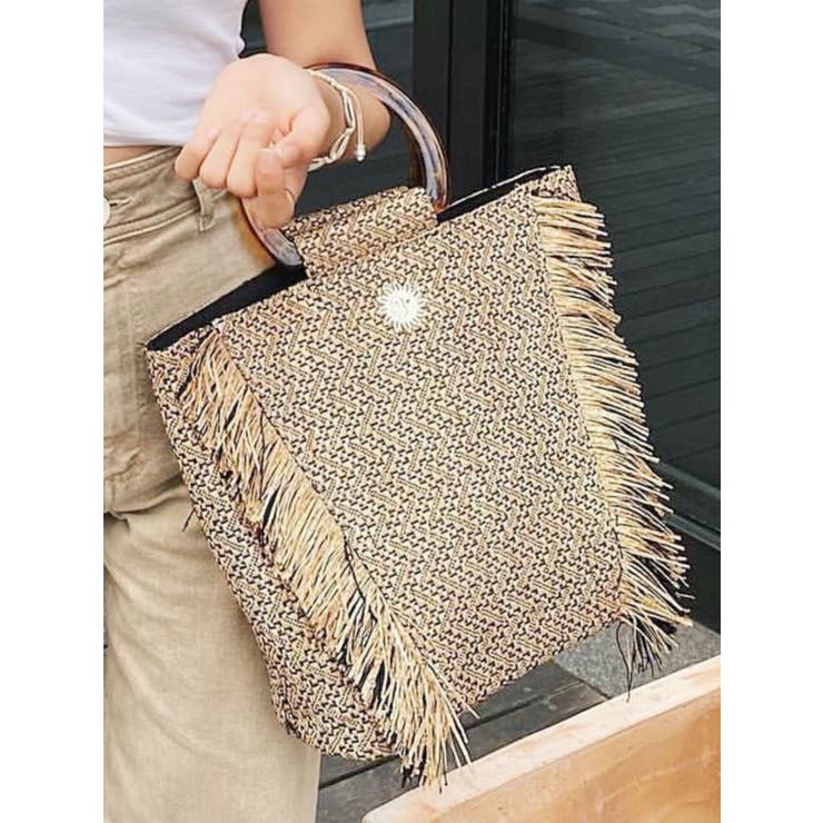 ストローフリンジbag 品番 Mksw Evris エブリス のレディースファッション通販 Shoplist ショップリスト