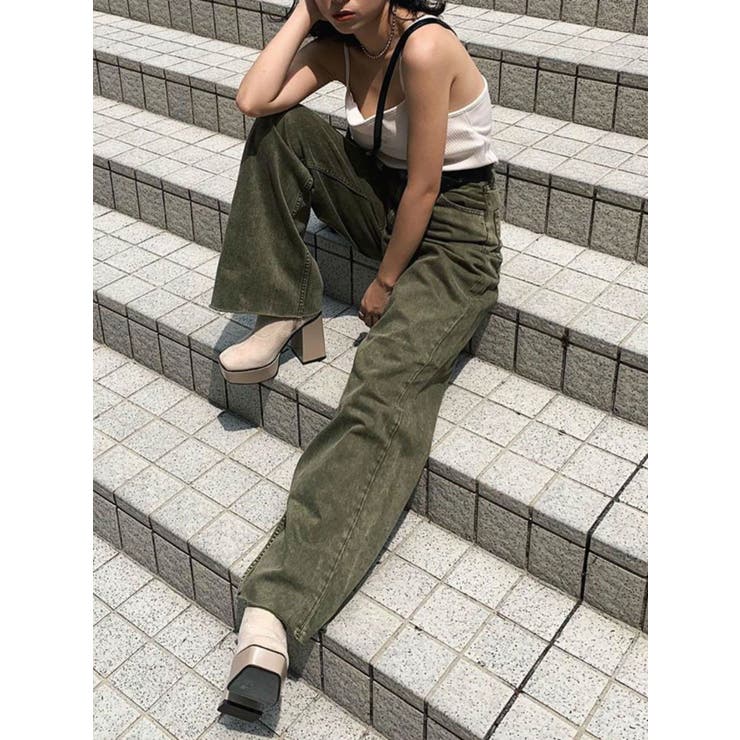 SIMPLEワイドデニムパンツ[品番：MKSW0031360]｜EVRIS（エブリス）の  