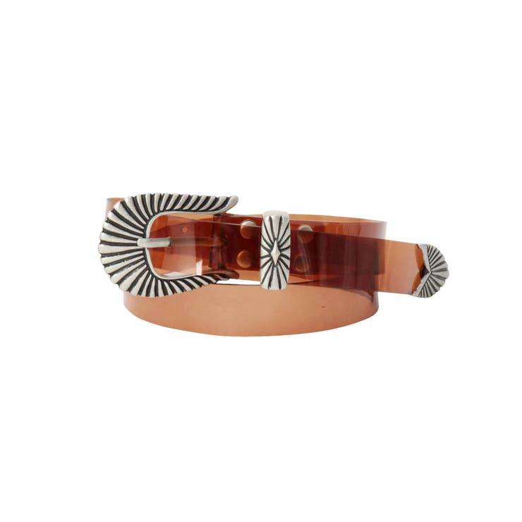 メタルバックルクリアベルト[品番：MKSW0035949]｜EVRIS（エブリス）の