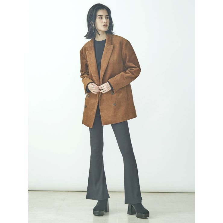 リブフレアレギンスパンツ | EVRIS | 詳細画像17 