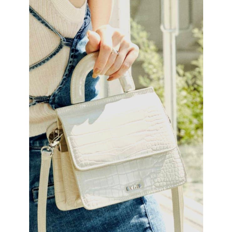 クロコライクミニクロスBAG[品番：MKSW0036928]｜EVRIS