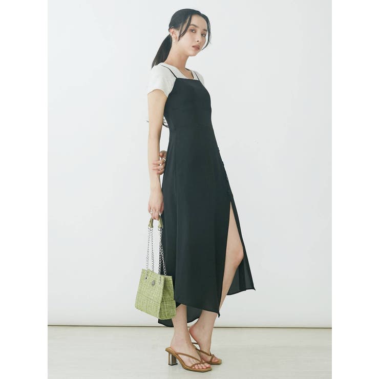 トングクリアヒールサンダル[品番：MKSW0036941]｜EVRIS（エブリス）の  