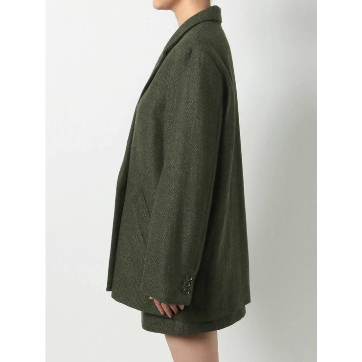 メンズライクツイードジャケット【セットアップ着用可能】[品番