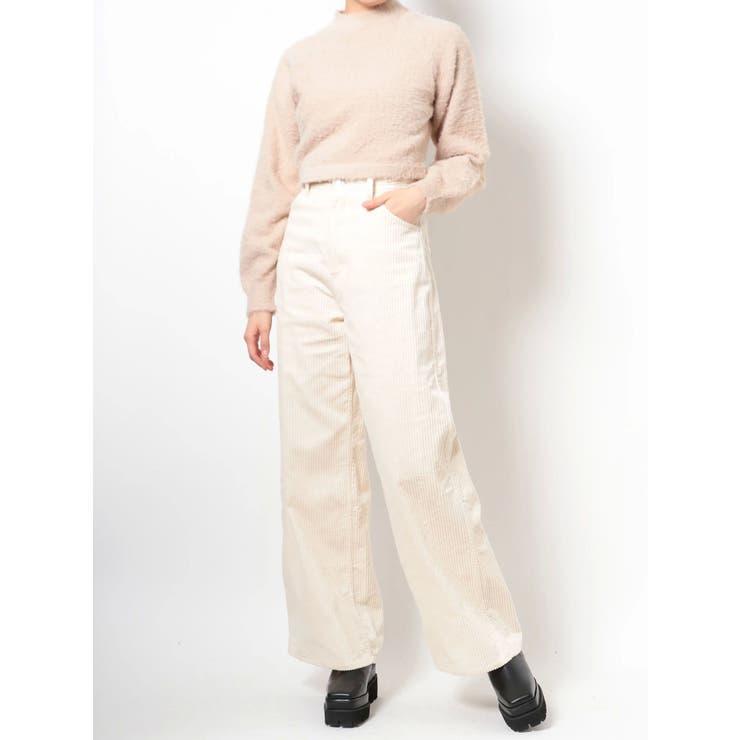 コーデュロイワイドパンツ【セットアップ着用可能】[品番