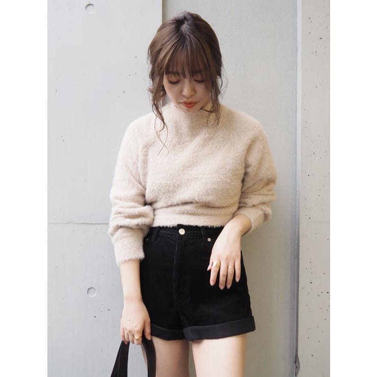d.i.a美品！コーデュロイファーショーパン セール】コーデュロイルーズショートパンツ（その他パンツ