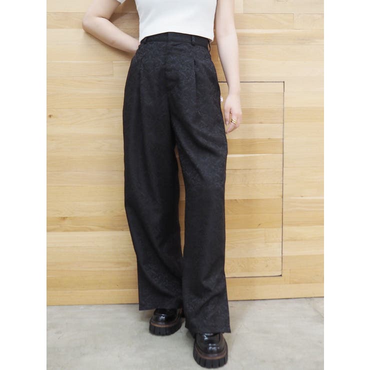 ジャガードワイドパンツ 品番 Mksw Evris エブリス のレディースファッション通販 Shoplist ショップリスト