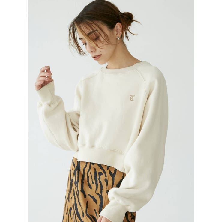 ショートスウェットTOPS[品番：MKSW0040264]｜EVRIS（エブリス