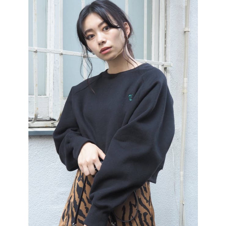 ショートスウェットTOPS[品番：MKSW0040264]｜EVRIS（エブリス