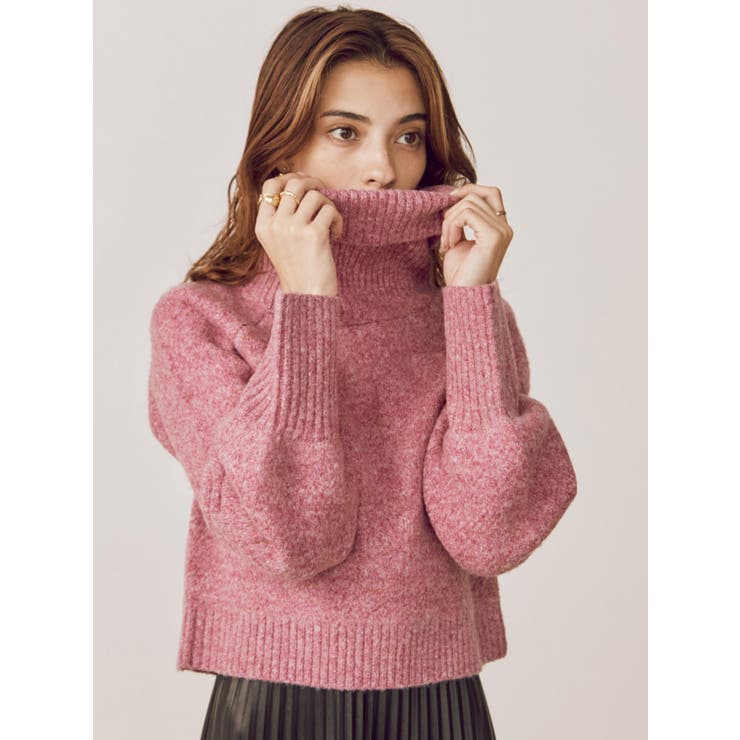 タートルクロップドニットトップス 品番 Mksw0040280 Evris エブリス のレディースファッション通販 Shoplist ショップリスト