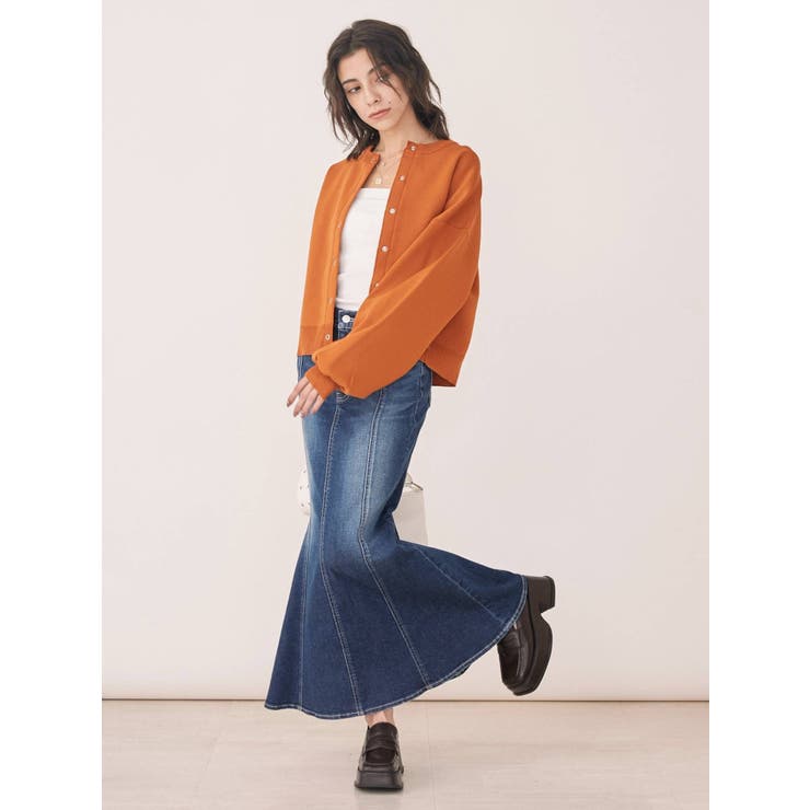 【タグ付き新品】EVRISエヴリス　エブリス　ロングデニムスカート　ロングタイト タグ付き新品】EVRISエヴリス エブリス ロングデニムスカート ロング