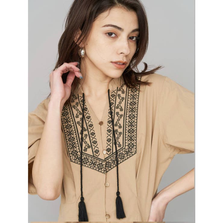Embroideryワンピース[品番：MKSW0044030]｜EVRIS（エブリス）の