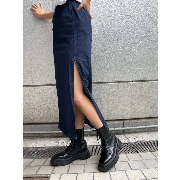 キャミタイトロングデニムワンピース 品番 Mksw Evris エブリス のレディースファッション通販 毎日送料無料 Shoplist ショップリスト