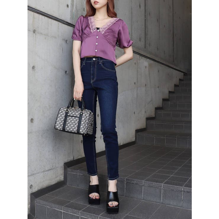 ストレッチスキニーデニムパンツ | EVRIS | 詳細画像3 