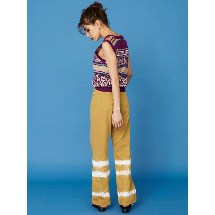 ブリーチカラーデニムパンツ[品番：MKSW0046294]｜EVRIS