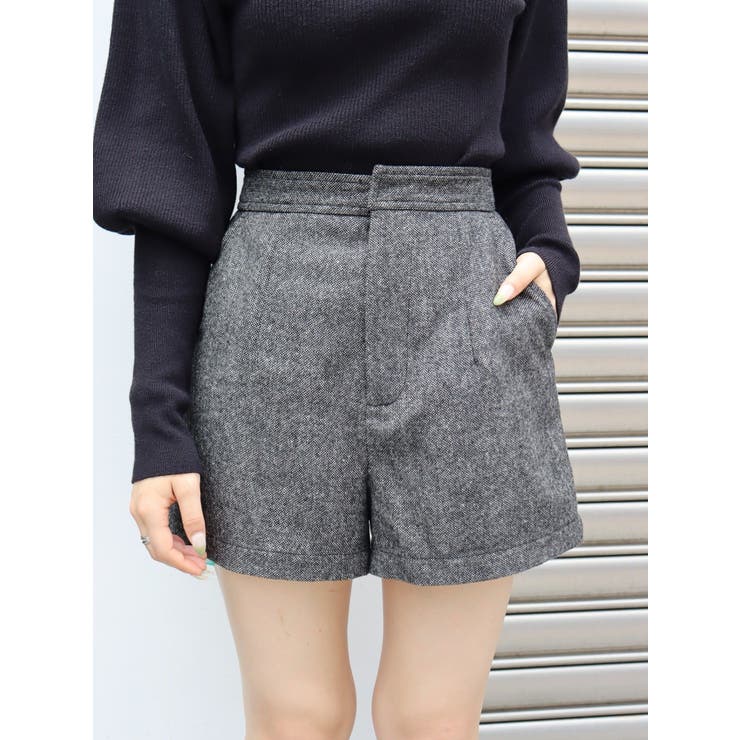 ツイードショートパンツ【セットアップ着用可能】[品番