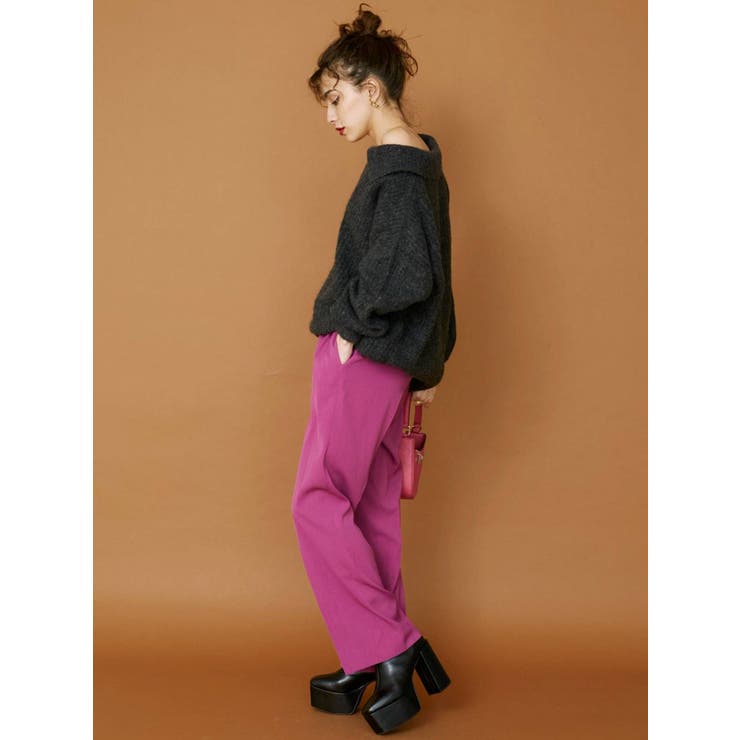 タックストレートカラーパンツ | EVRIS | 詳細画像15 