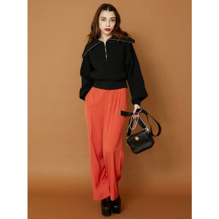 タックストレートカラーパンツ | EVRIS | 詳細画像18 