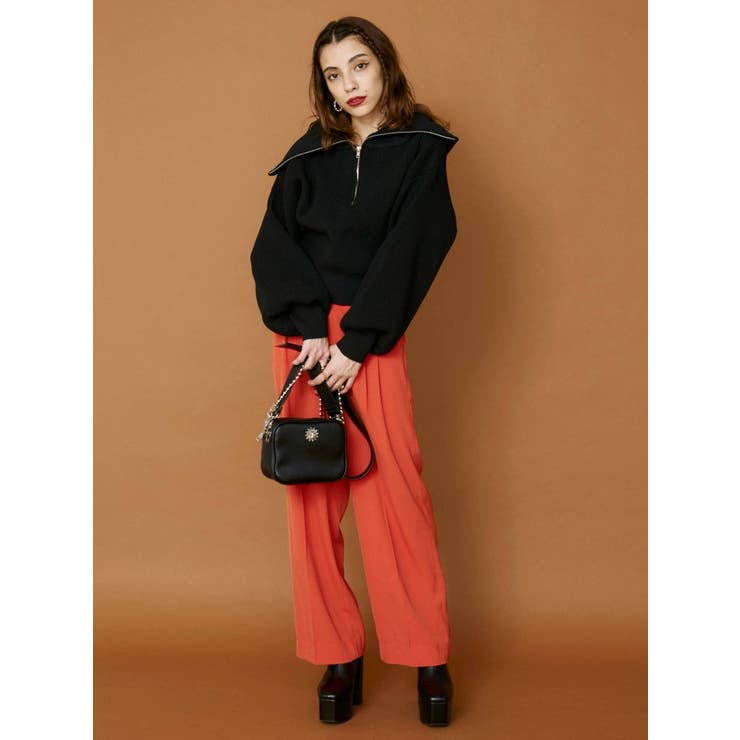 タックストレートカラーパンツ | EVRIS | 詳細画像19 