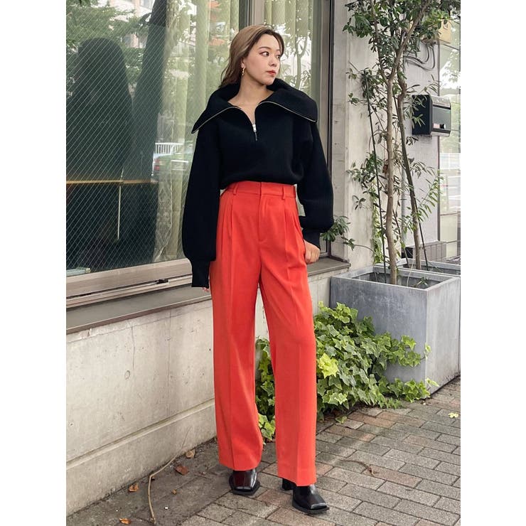 タックストレートカラーパンツ | EVRIS | 詳細画像22 