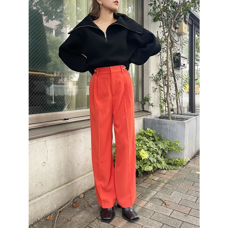 タックストレートカラーパンツ | EVRIS | 詳細画像24 