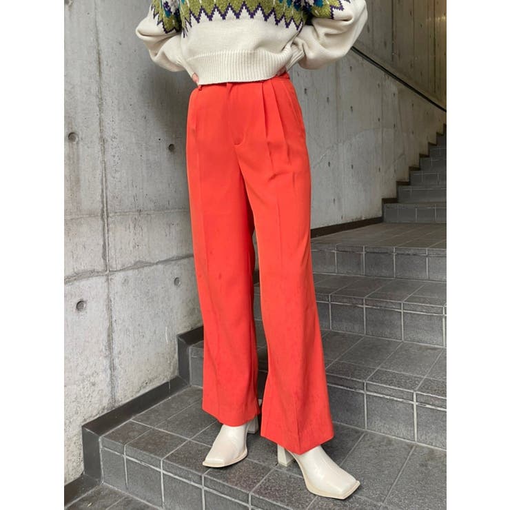 タックストレートカラーパンツ | EVRIS | 詳細画像29 