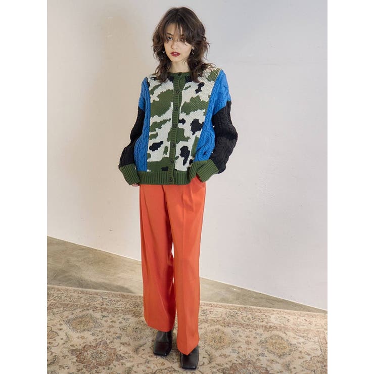 タックストレートカラーパンツ | EVRIS | 詳細画像31 