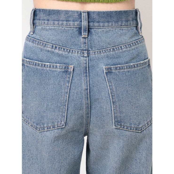 ハイウエストストレートデニムパンツ[品番：MKSW0053907]｜EVRIS