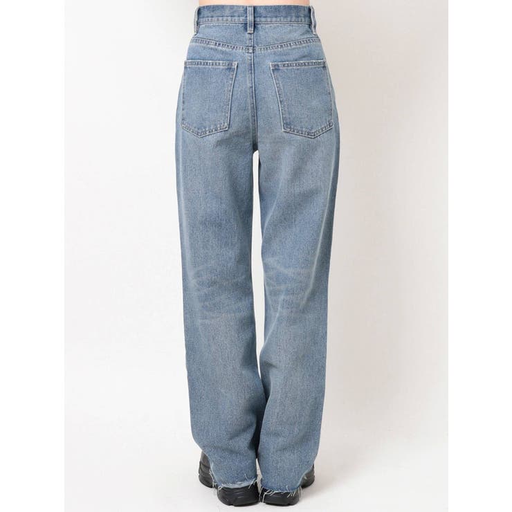 若者の大愛商品 ハイウエストストレートデニムパンツ[品番：MKSW0053907]｜EVRIS パンツ