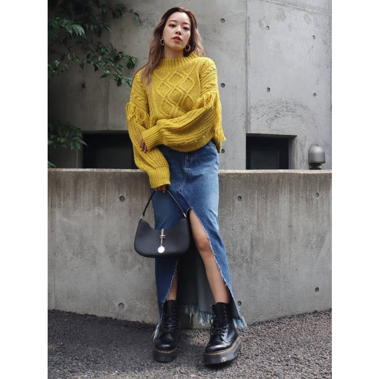 スリットロングデニムスカート | EVRIS | 詳細画像13 