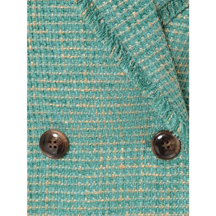 オーバーサイズツイードジャケット【セットアップ着用可能】[品番